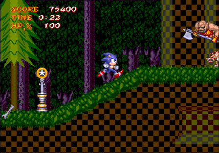 Sonic in Hellfire Saga